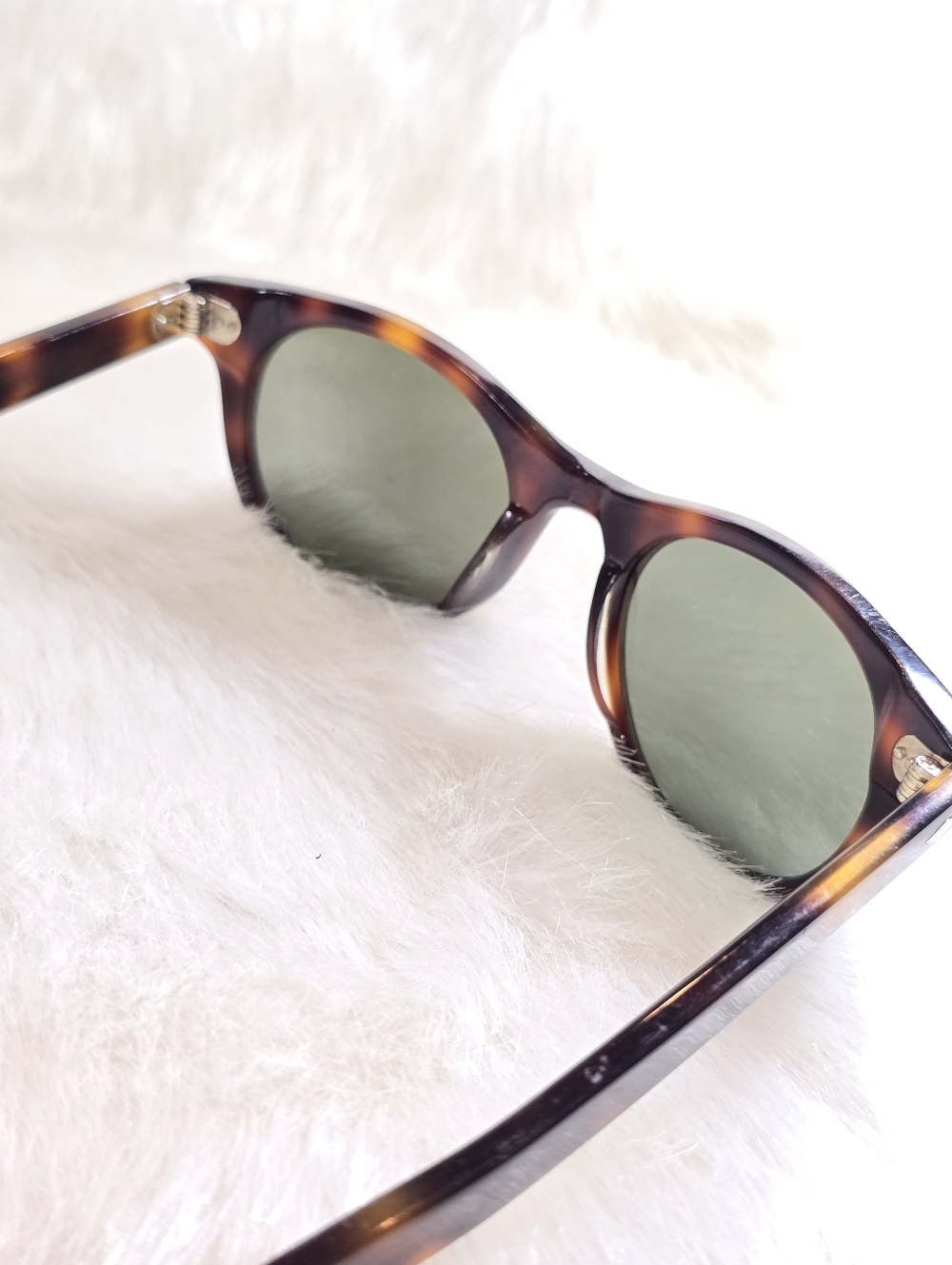 Steven Alan Thayer Vintage Brown Tortoise Shell Round Unisex Sunglasses - Picture 6 of 11